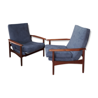 Pair of 50s steiner armchairs