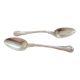 Cailar Bayard - 2 small metal coffee spoons in the violin-shaped Chinon model.