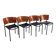 4 Lila chairs by Philippe Starck for XO