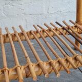 Rattan bedside table 1960