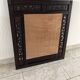 Vintage Indonesian teak shuttered mirror