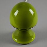 Vintage 1970s Flygsfors Orrefors Green Glass Mushroom Lamp, Sweden.