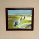 Original Swedish Oil on Panel – “Landscape” by JA 05 – Vintage & Framed – 58 × 48 cm (22.8" x 18.8")