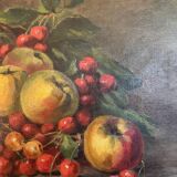 Still life with cherries