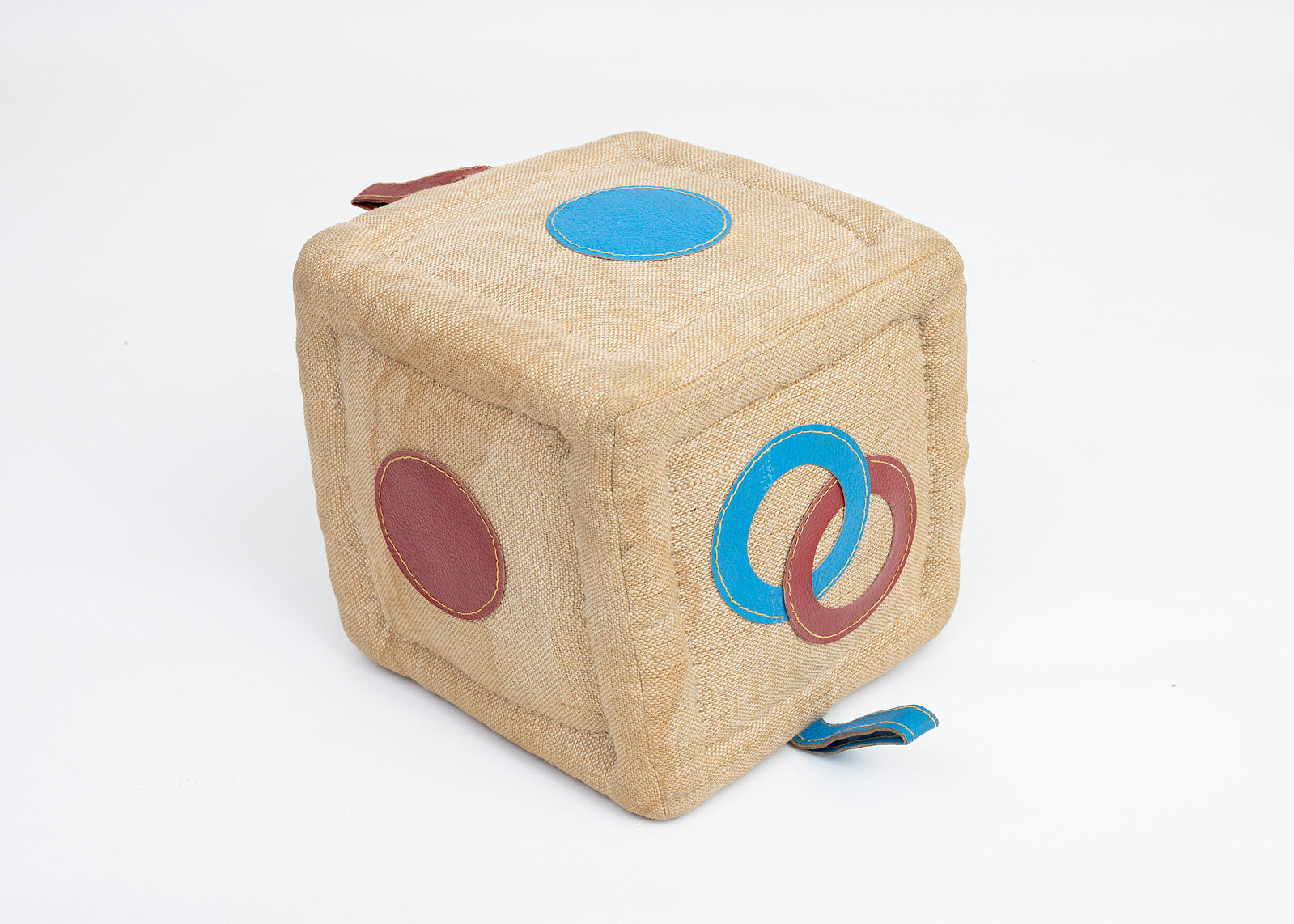 Vintage cube therapeutic toy by Renate Müller for H. Josef Leven, Sonneberg, 1960s
