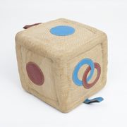 Vintage cube therapeutic toy by Renate Müller for H. Josef Leven, Sonneberg, 1960s