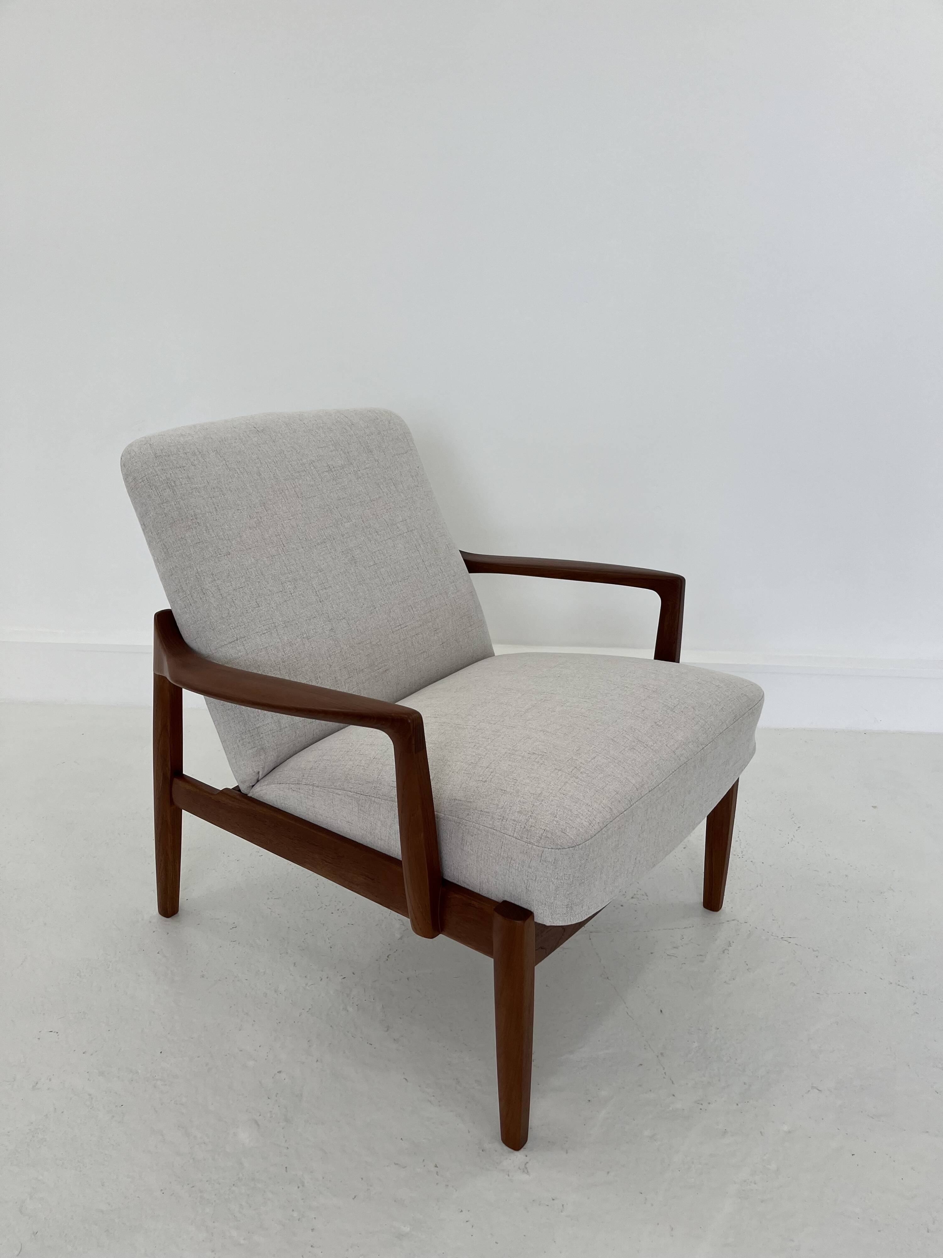 Fauteuil Fd125 par Tove & Edvard Kindt-Larsen pour France & Son, 1960