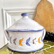 Old vegetable soup tureen