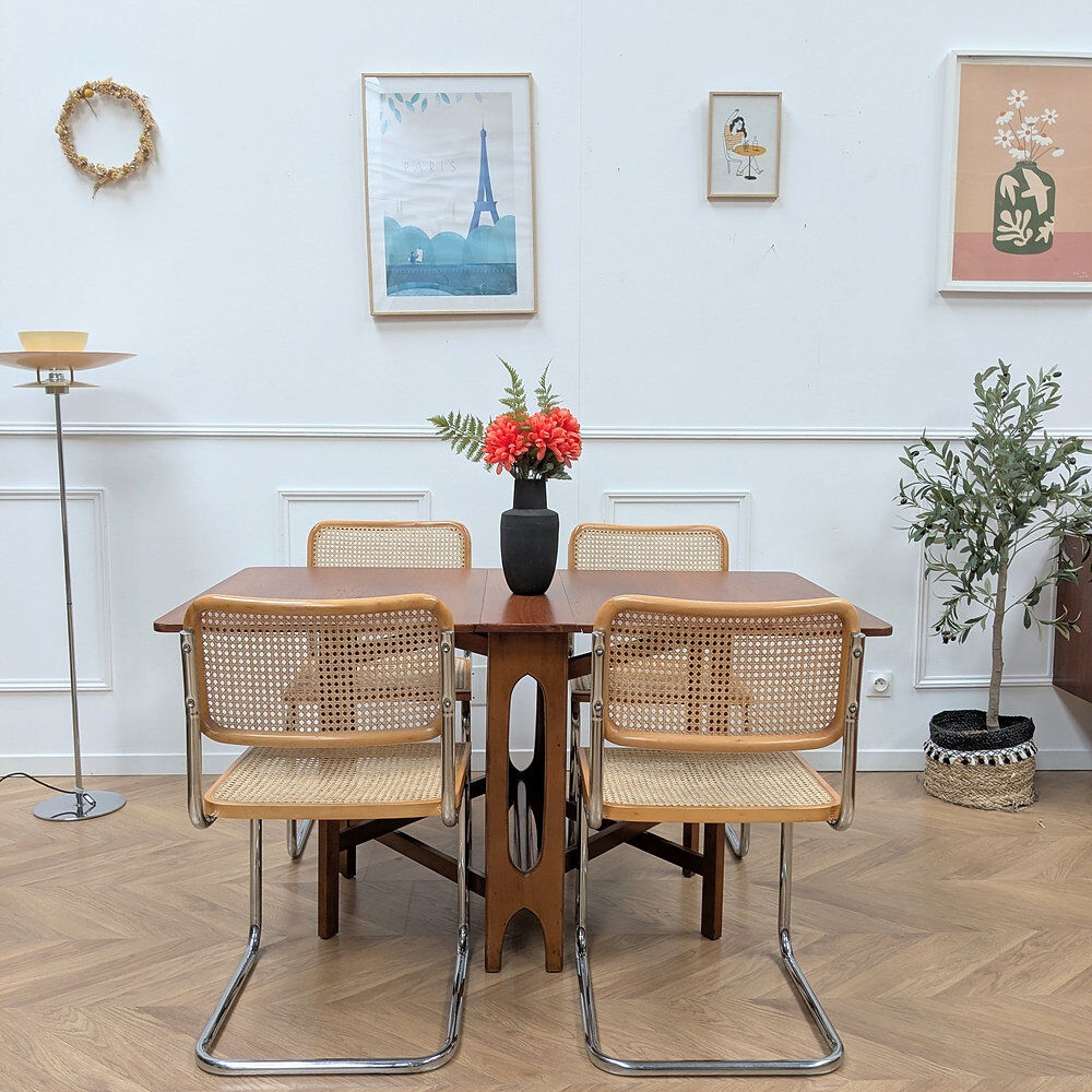 Lot de 4 chaises B32 par Marcel Breuer