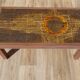 Vintage coffee table, Vallauris ceramics, signed J.d'Asti