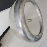 Chandelier rises and falls transparent plastic and chrome vintage 1970 space age