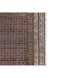 Vintage Turkish Oushak Rug Handwoven 141x356 cm