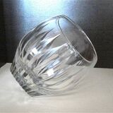 Vase coupe en cristal taillé