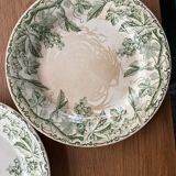 Set of 5 old plates