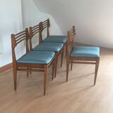 Scandinavian blue  chairs