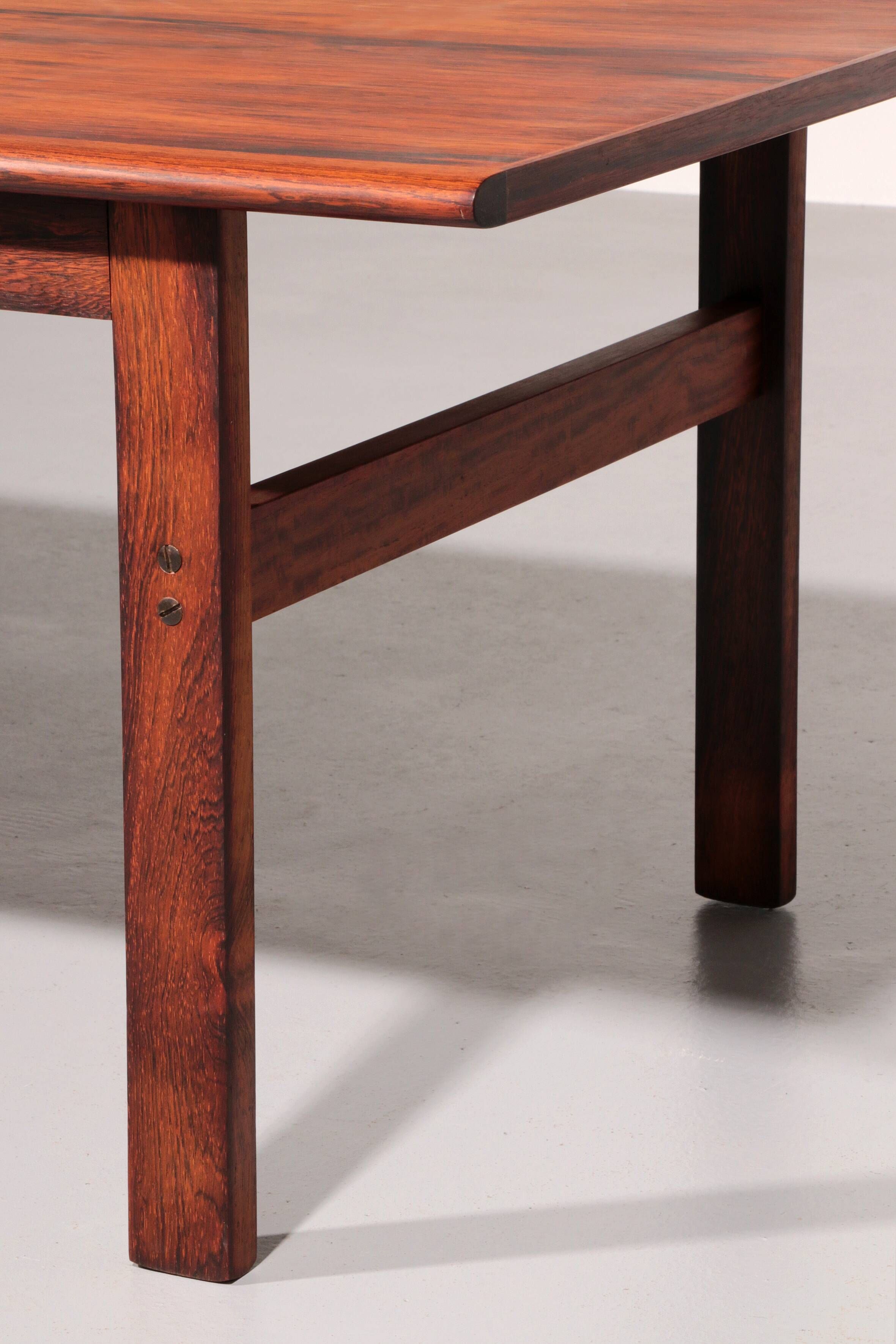 Capella Coffee Table in wood by Illum Wikkelsø for Niels Eilersen, 1960s