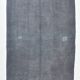 Shades of gray & silver vintage kilim rug