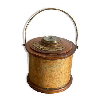 Wooden tobacco pot barometer tobacco admiral