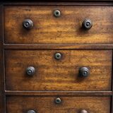 English desk with wooden drawers, late 19th century