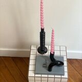 Candlestick candlestick design retro black