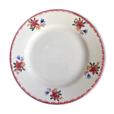Dessert plate evelyne Digoin Sarreguemines