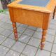 Louis Philippe period desk in mottled maple and cherry, 19th century.