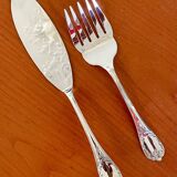 Christofle Marly fish cutlery and serving set with box, new condition