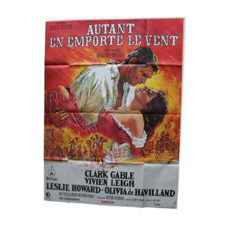 Affiche cinéma "Autant en emporte le vent"