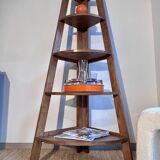 Mid-century reconstruction corner shelf