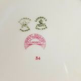 Lot of 10 dessert plates Robert Haviland Le Tanneur porcelain limoges