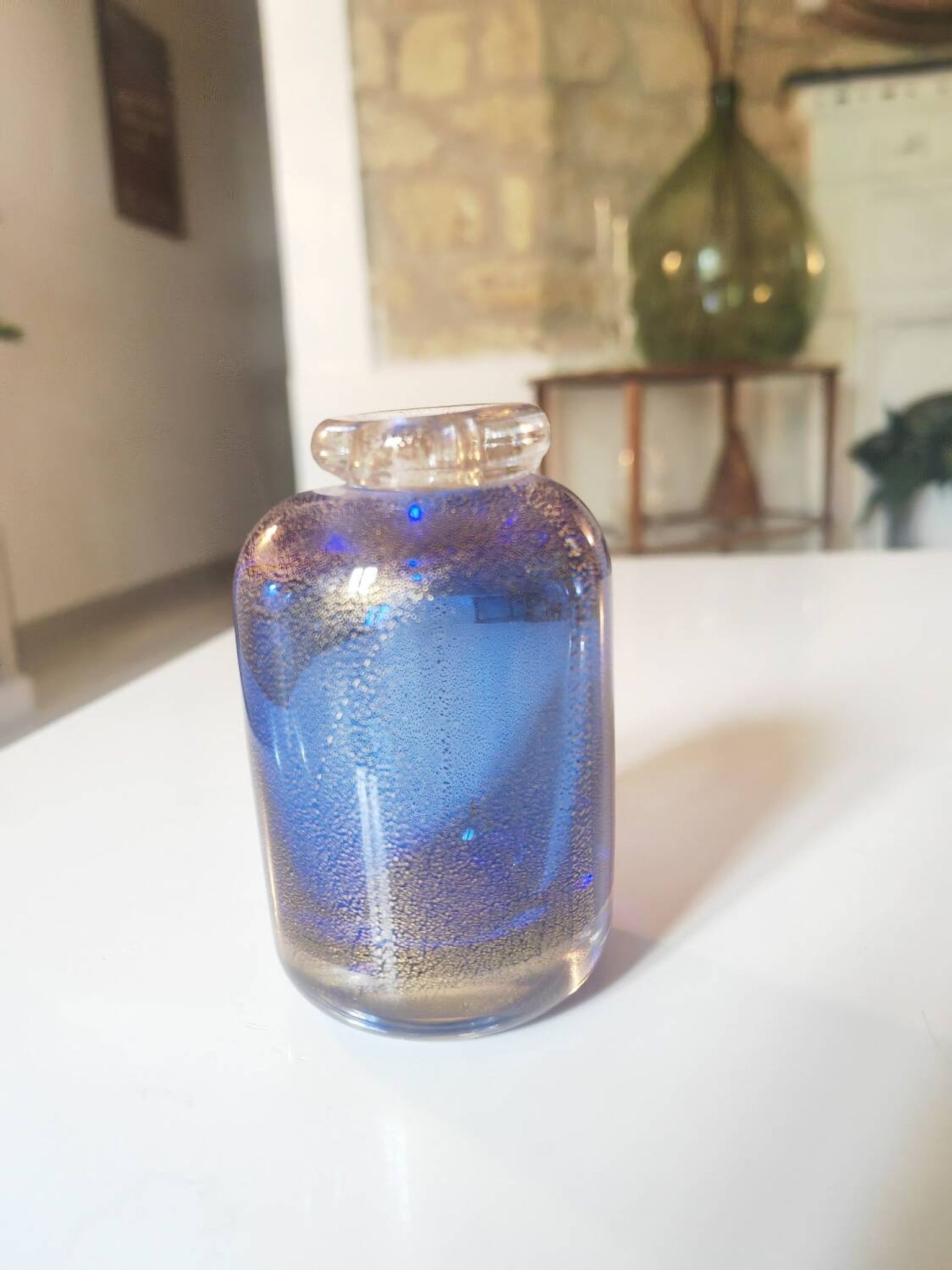 Glass paste vase