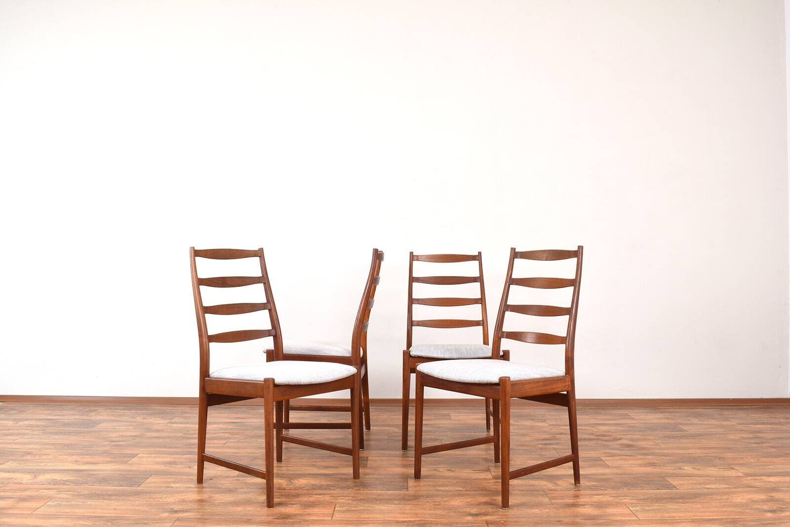Mid-Century Danish Teak Dining Chairs by T. Afdal for Vamo, 1960s, Set of 4