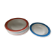 Ensemble de 6 assiettes en porcelaine multicolore