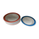 Ensemble de 6 assiettes en porcelaine multicolore