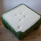 Ensemble de salon Togo en cuir vert, signé Michel Ducaroy pour Ligne Roset, 1979, ensemble de 5 pièces