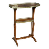 Louis XVI style mahogany veneer coffee table – Late 19th century