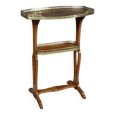Louis XVI style mahogany veneer coffee table – Late 19th century