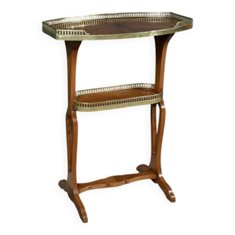 Table de Salon en placage d’Acajou, style Louis XVI – Fin XIXe
