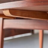 Round dining table by Louis Van Teeffelen for Wébé, 1960's