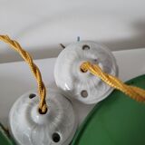 Pair of enamelled suspensions