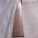 Pair of solid oak farm bench