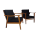Pair of armchairs scandinavian of the 1960s
