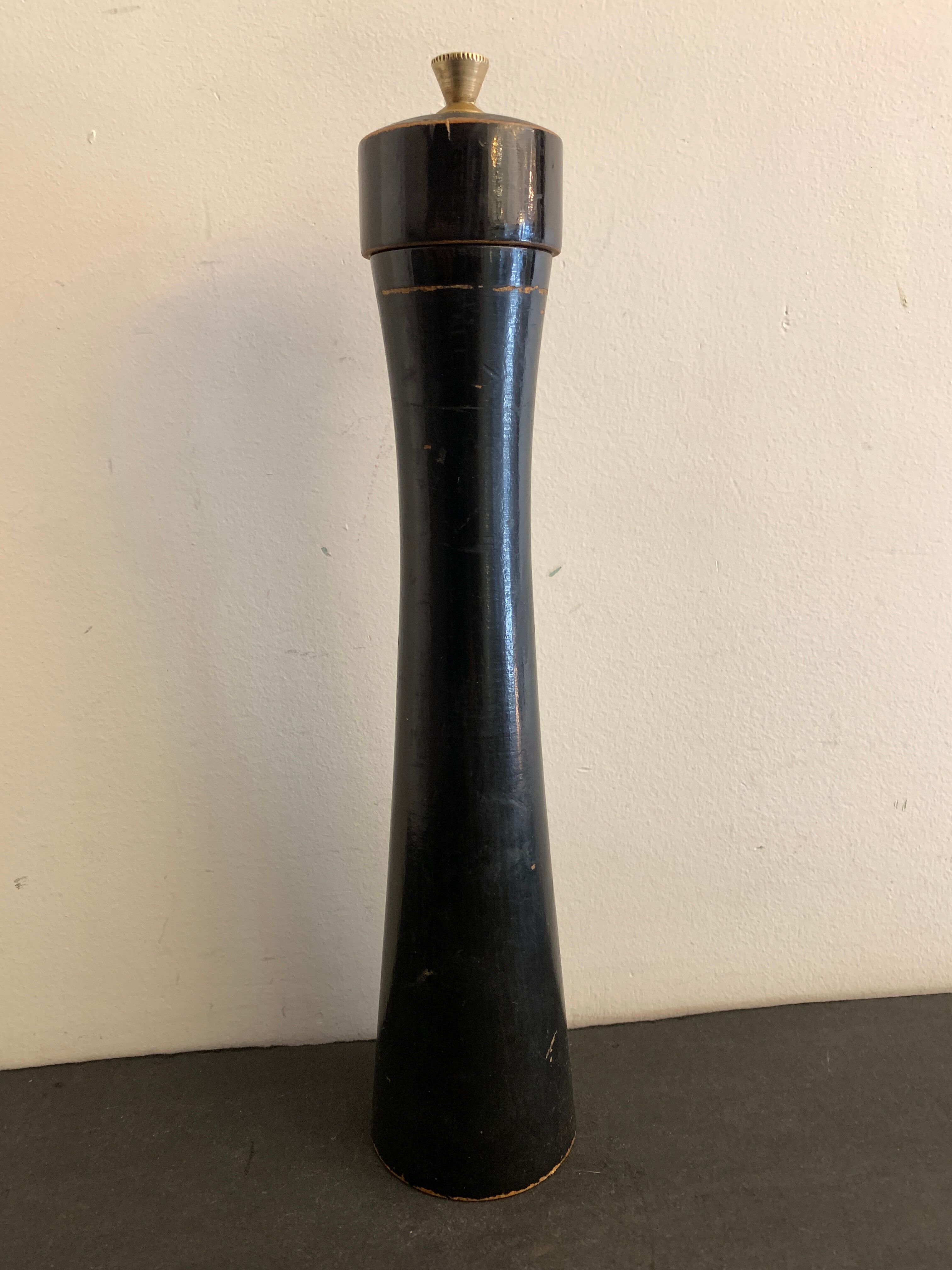 Peugeot wooden pepper mill, Lion Brothers