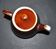 Vintage Villeroy Boch ceramic teapot 1960-70 chocolate caramel color