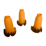 Signed glass pastry tulips