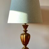 Gilded wooden lamp
