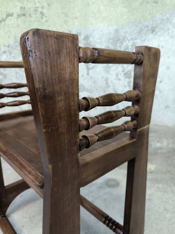 Tabouret bois vintage