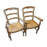 Pair of glitter armchairs