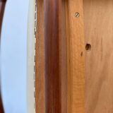 Table ronde scandinave en teck avec 4 chaises