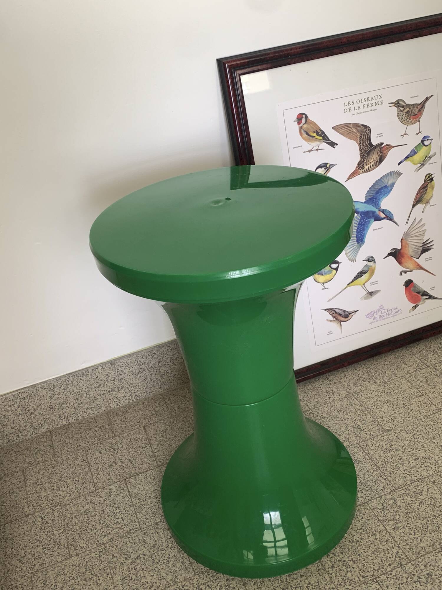 Tabouret Tam-Tam vert (2 dispos)